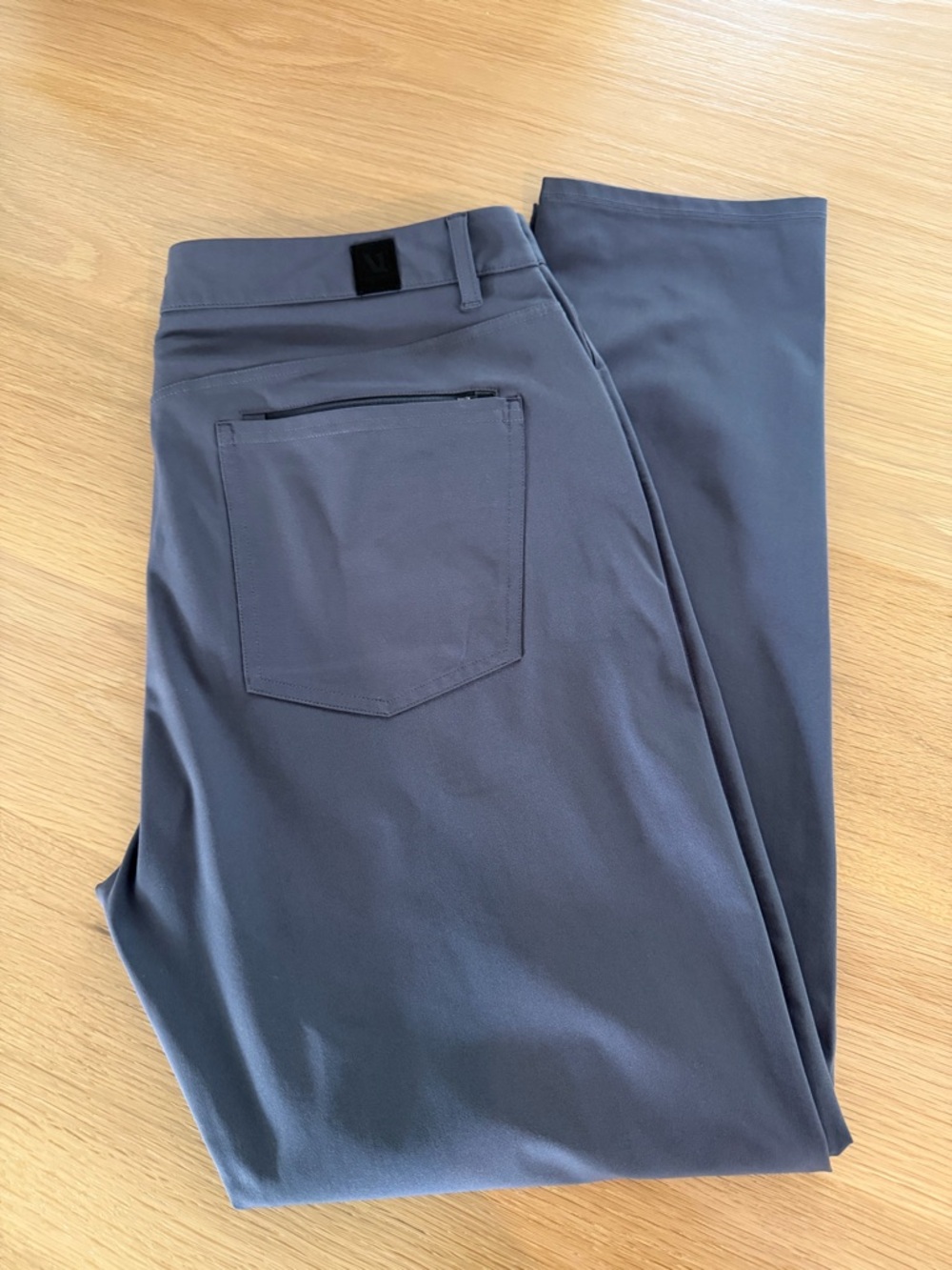 Vuori Men's Meta Athletic Slim Pant in Charcoal, Size36, 30” inseam